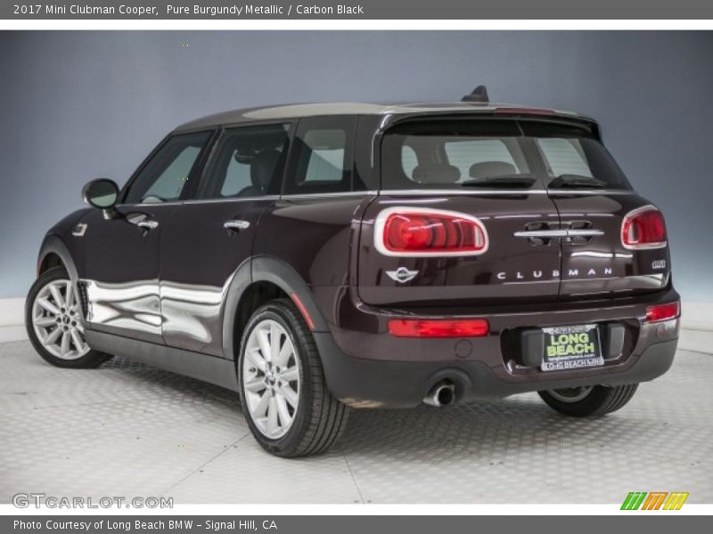 Pure Burgundy Metallic / Carbon Black 2017 Mini Clubman Cooper