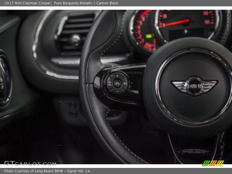 Pure Burgundy Metallic / Carbon Black 2017 Mini Clubman Cooper