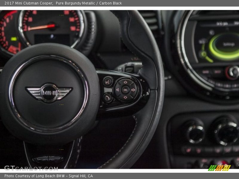 Pure Burgundy Metallic / Carbon Black 2017 Mini Clubman Cooper