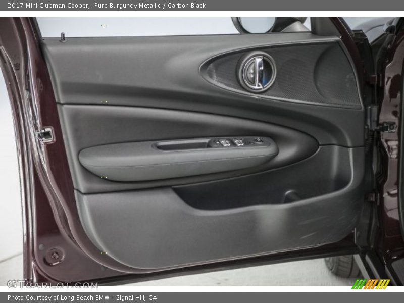 Pure Burgundy Metallic / Carbon Black 2017 Mini Clubman Cooper