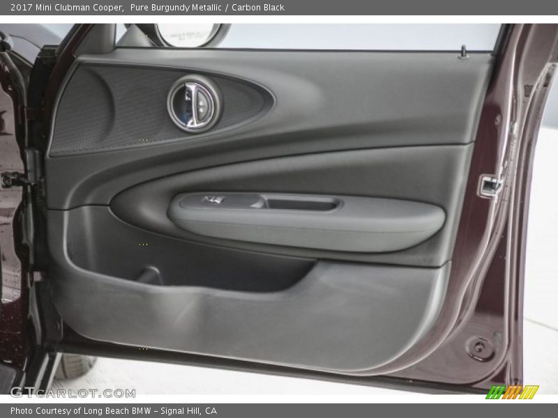 Pure Burgundy Metallic / Carbon Black 2017 Mini Clubman Cooper