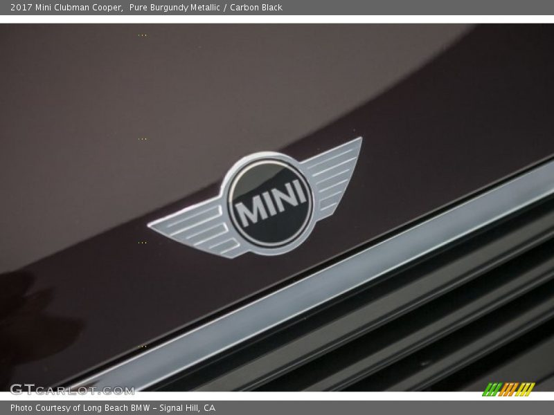 Pure Burgundy Metallic / Carbon Black 2017 Mini Clubman Cooper