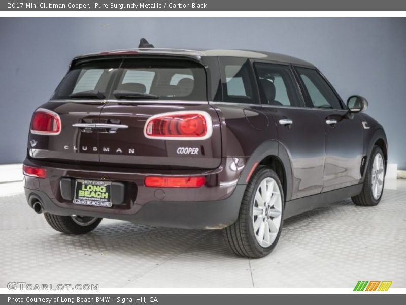 Pure Burgundy Metallic / Carbon Black 2017 Mini Clubman Cooper