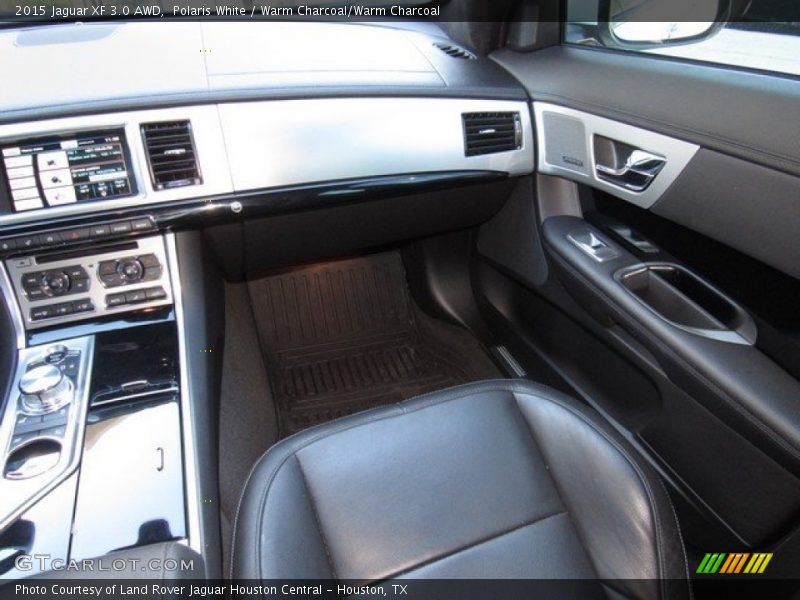 Polaris White / Warm Charcoal/Warm Charcoal 2015 Jaguar XF 3.0 AWD