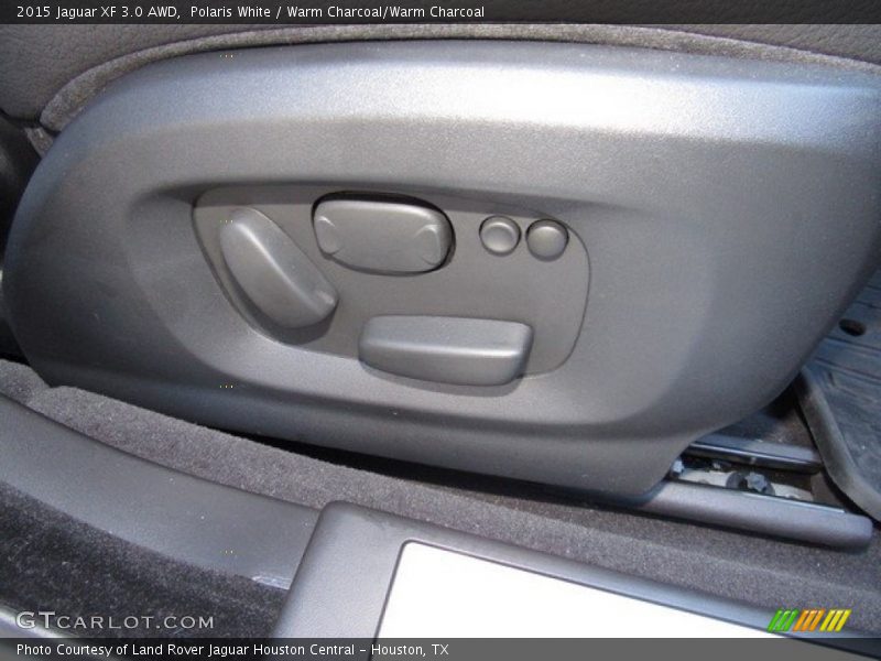 Polaris White / Warm Charcoal/Warm Charcoal 2015 Jaguar XF 3.0 AWD