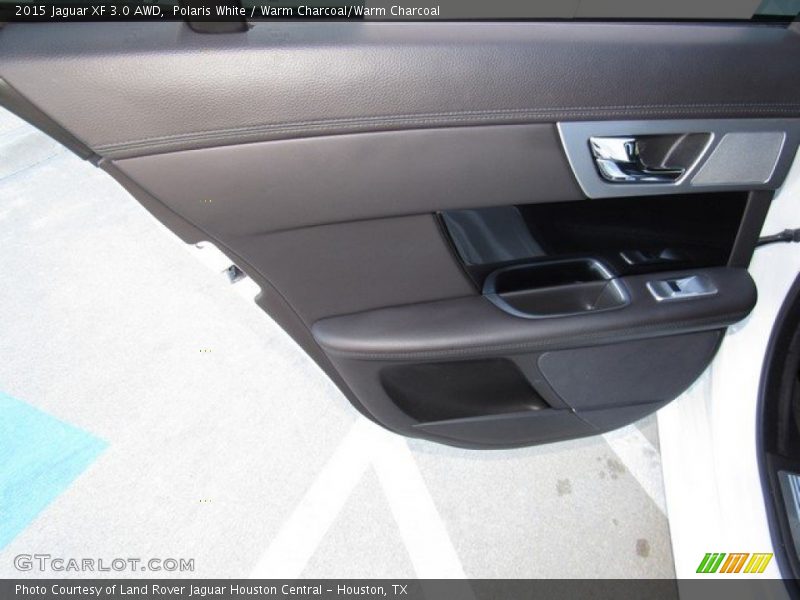 Polaris White / Warm Charcoal/Warm Charcoal 2015 Jaguar XF 3.0 AWD