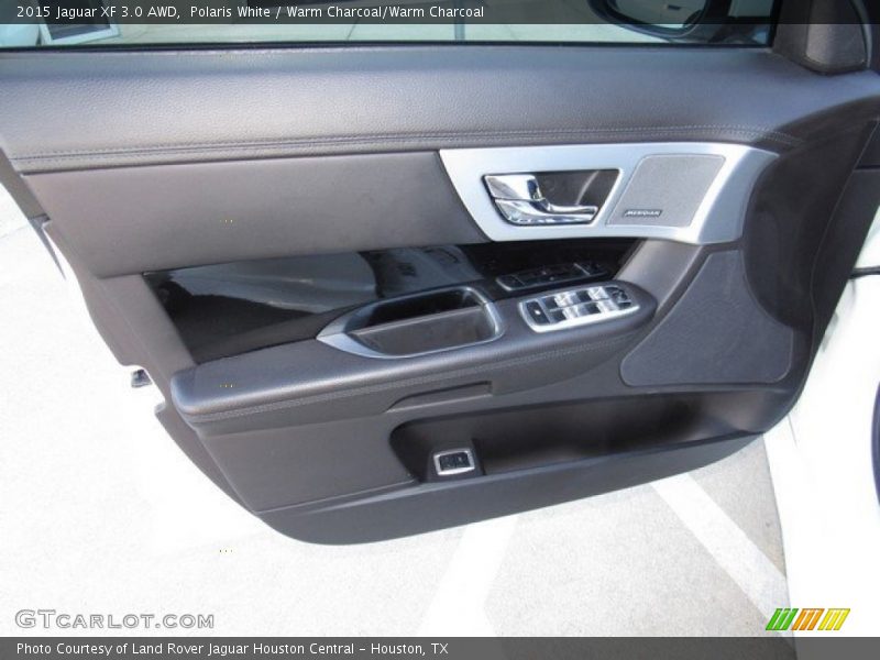 Polaris White / Warm Charcoal/Warm Charcoal 2015 Jaguar XF 3.0 AWD