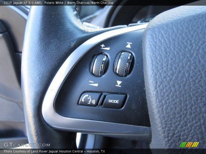 Polaris White / Warm Charcoal/Warm Charcoal 2015 Jaguar XF 3.0 AWD