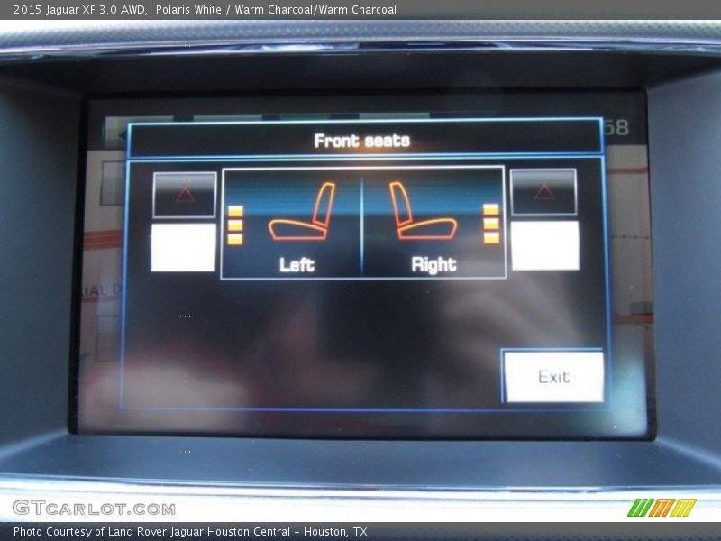 Polaris White / Warm Charcoal/Warm Charcoal 2015 Jaguar XF 3.0 AWD