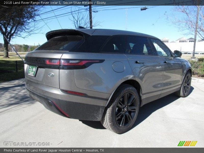Silicon Silver Metallic / Ebony 2018 Land Rover Range Rover Velar S