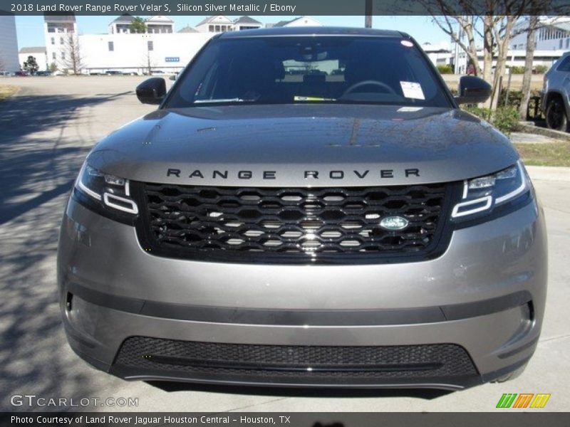 Silicon Silver Metallic / Ebony 2018 Land Rover Range Rover Velar S
