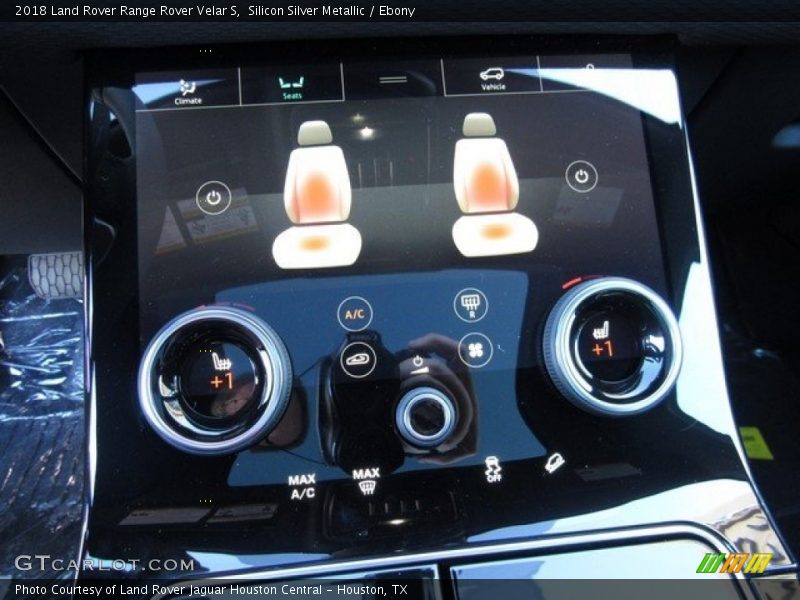 Silicon Silver Metallic / Ebony 2018 Land Rover Range Rover Velar S