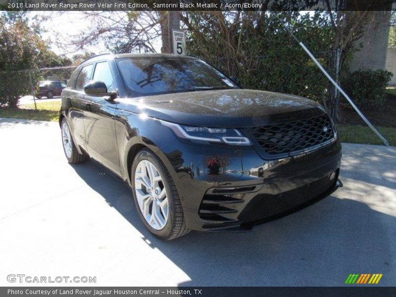Santorini Black Metallic / Acorn/Ebony 2018 Land Rover Range Rover Velar First Edition