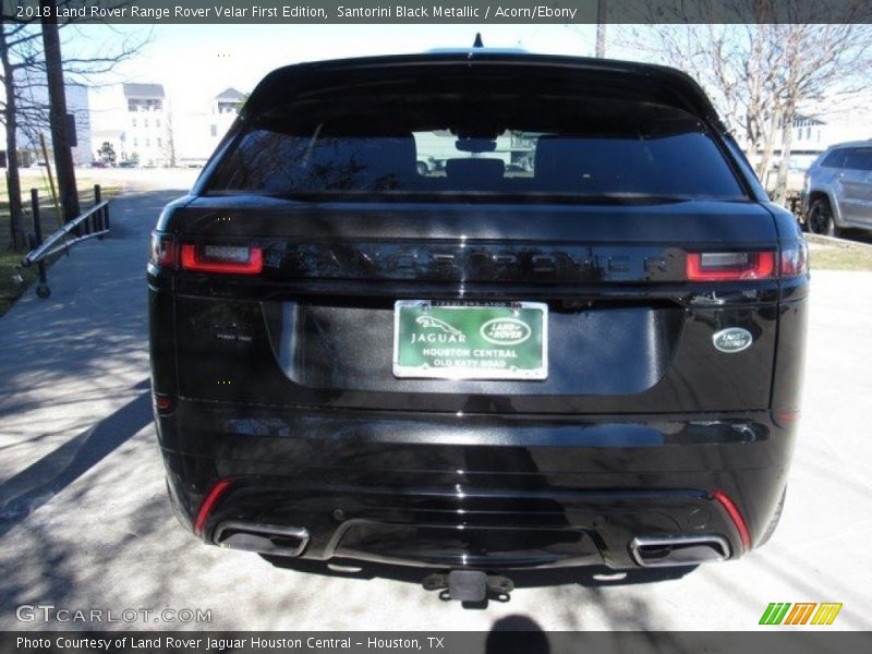 Santorini Black Metallic / Acorn/Ebony 2018 Land Rover Range Rover Velar First Edition
