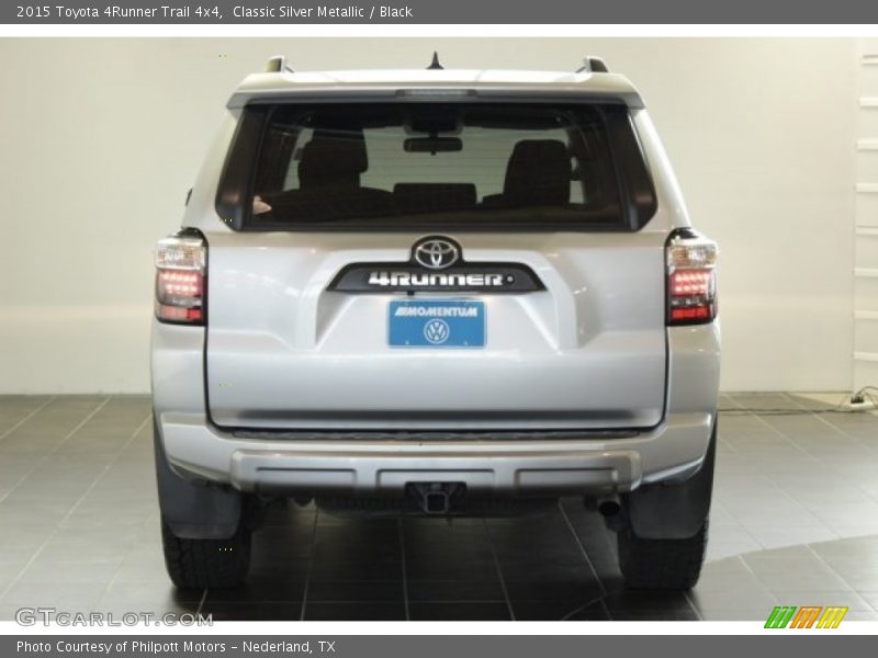 Classic Silver Metallic / Black 2015 Toyota 4Runner Trail 4x4
