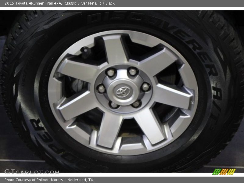 Classic Silver Metallic / Black 2015 Toyota 4Runner Trail 4x4