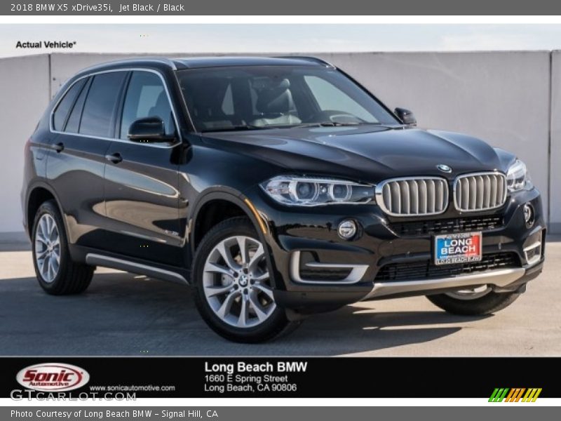 Jet Black / Black 2018 BMW X5 xDrive35i