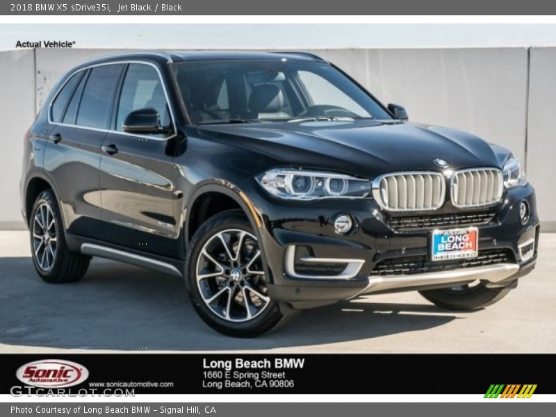 Jet Black / Black 2018 BMW X5 sDrive35i