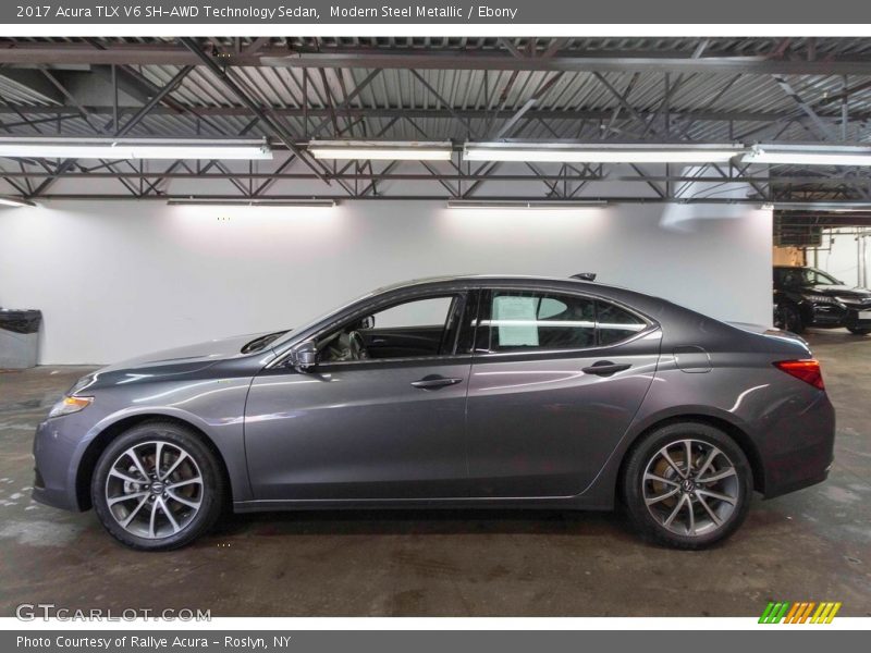 Modern Steel Metallic / Ebony 2017 Acura TLX V6 SH-AWD Technology Sedan