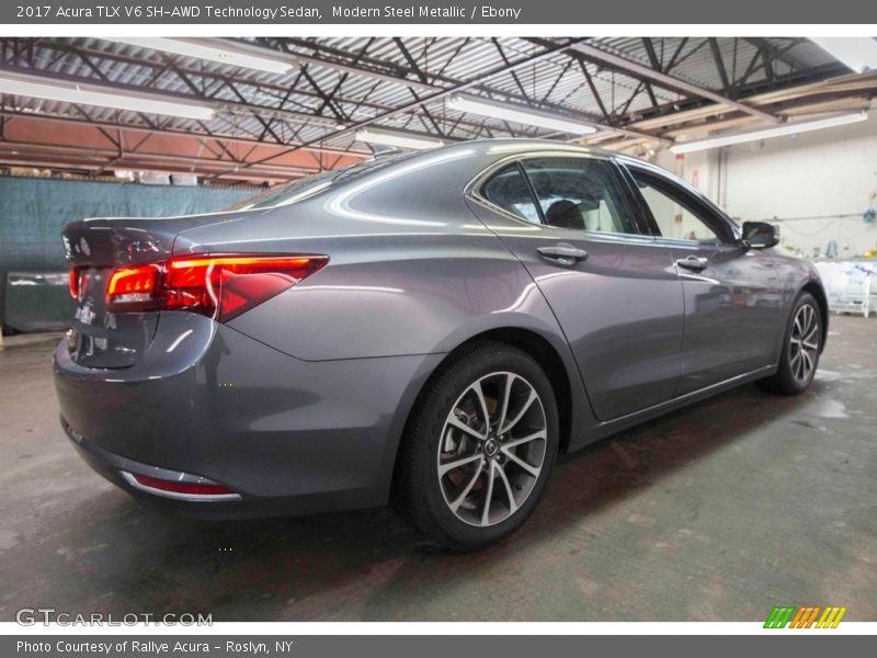 Modern Steel Metallic / Ebony 2017 Acura TLX V6 SH-AWD Technology Sedan