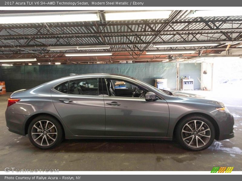 Modern Steel Metallic / Ebony 2017 Acura TLX V6 SH-AWD Technology Sedan