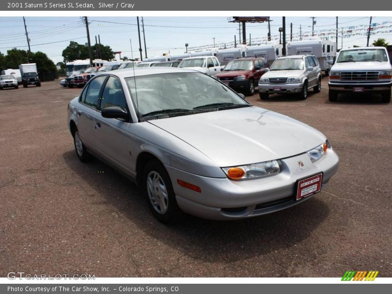 Silver / Gray 2001 Saturn S Series SL Sedan