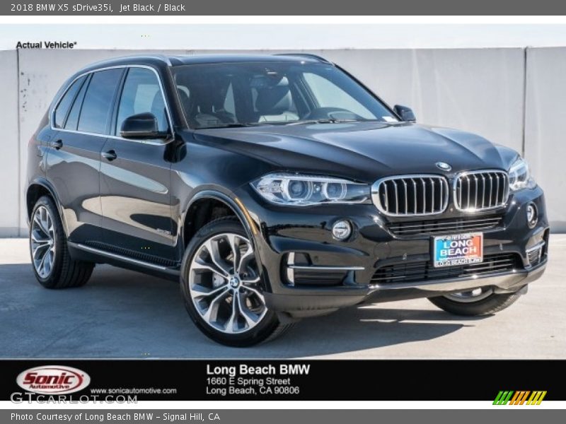 Jet Black / Black 2018 BMW X5 sDrive35i