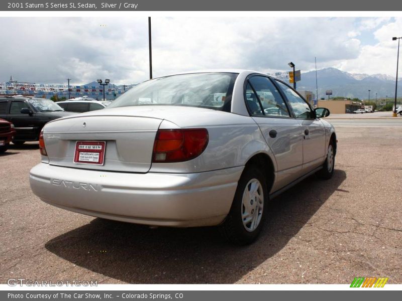 Silver / Gray 2001 Saturn S Series SL Sedan
