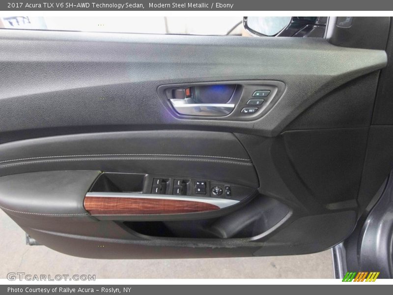 Modern Steel Metallic / Ebony 2017 Acura TLX V6 SH-AWD Technology Sedan