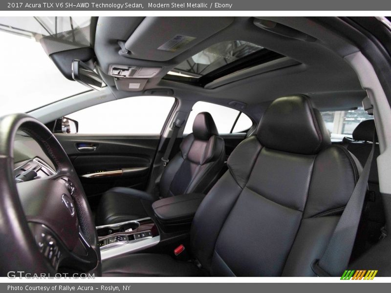 Modern Steel Metallic / Ebony 2017 Acura TLX V6 SH-AWD Technology Sedan