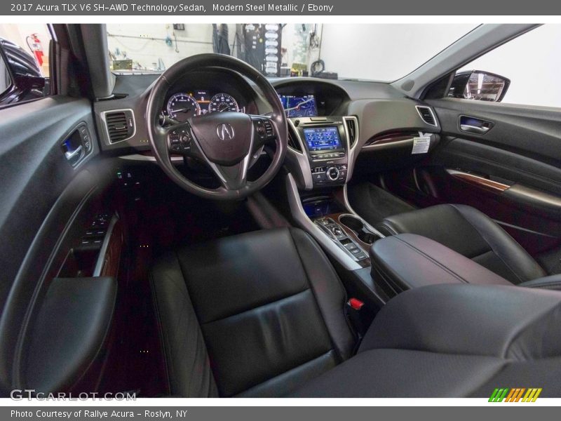 Modern Steel Metallic / Ebony 2017 Acura TLX V6 SH-AWD Technology Sedan