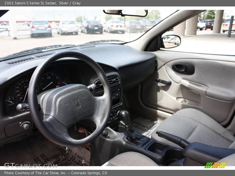 Silver / Gray 2001 Saturn S Series SL Sedan