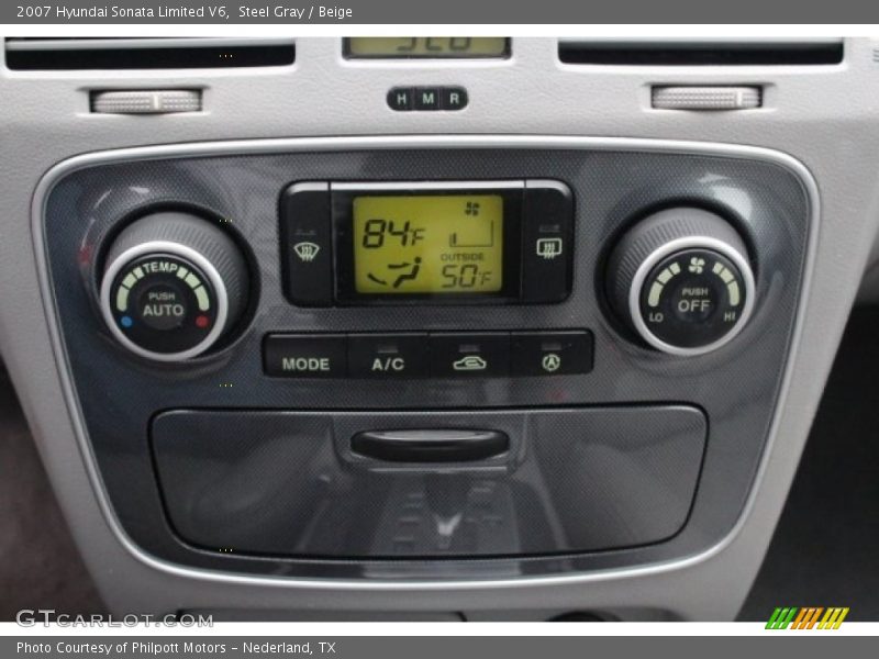 Steel Gray / Beige 2007 Hyundai Sonata Limited V6