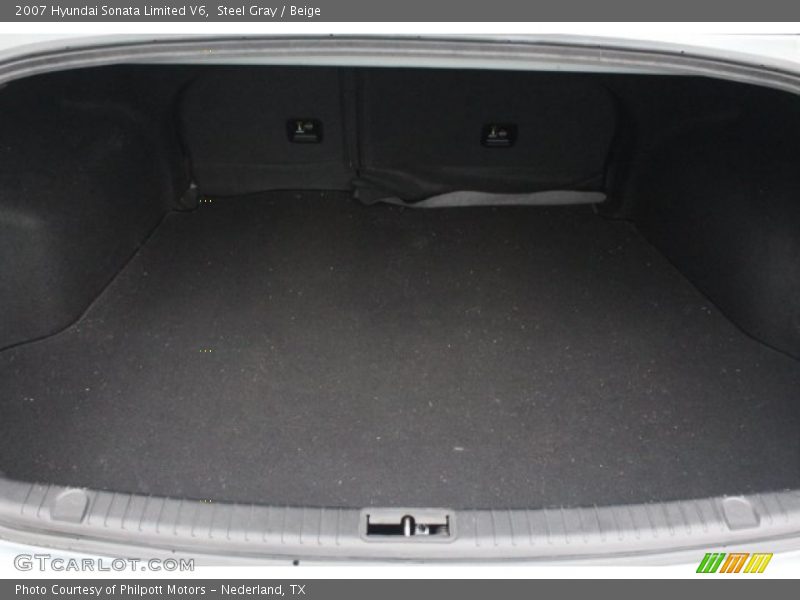Steel Gray / Beige 2007 Hyundai Sonata Limited V6