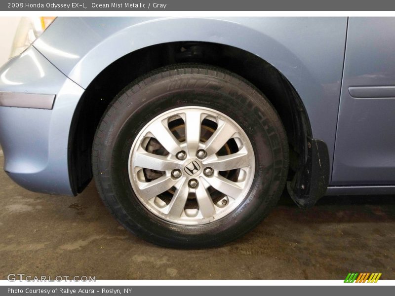 Ocean Mist Metallic / Gray 2008 Honda Odyssey EX-L