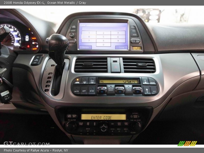 Ocean Mist Metallic / Gray 2008 Honda Odyssey EX-L