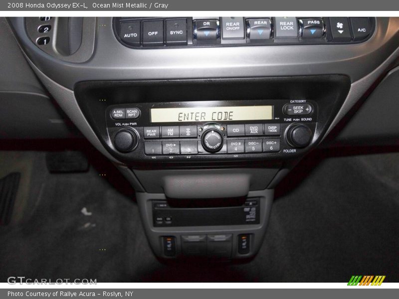 Ocean Mist Metallic / Gray 2008 Honda Odyssey EX-L
