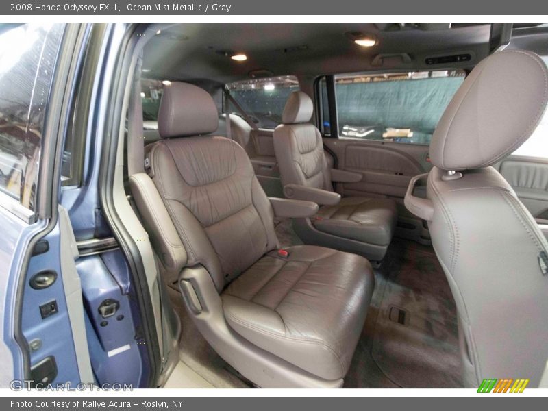 Ocean Mist Metallic / Gray 2008 Honda Odyssey EX-L