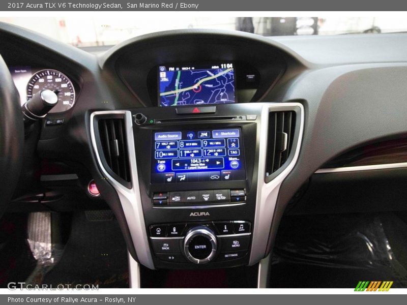 San Marino Red / Ebony 2017 Acura TLX V6 Technology Sedan