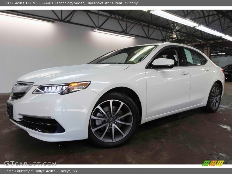 Bellanova White Pearl / Ebony 2017 Acura TLX V6 SH-AWD Technology Sedan