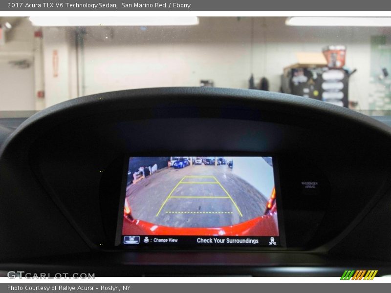 San Marino Red / Ebony 2017 Acura TLX V6 Technology Sedan