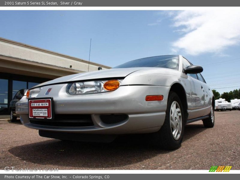 Silver / Gray 2001 Saturn S Series SL Sedan