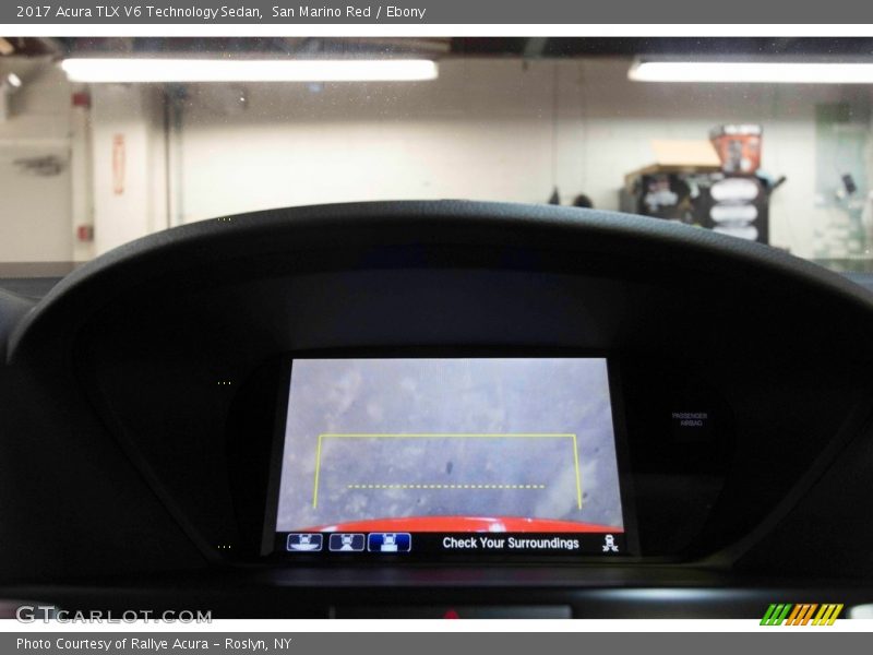 San Marino Red / Ebony 2017 Acura TLX V6 Technology Sedan