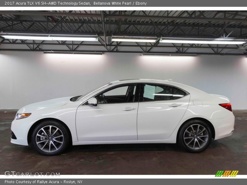 Bellanova White Pearl / Ebony 2017 Acura TLX V6 SH-AWD Technology Sedan