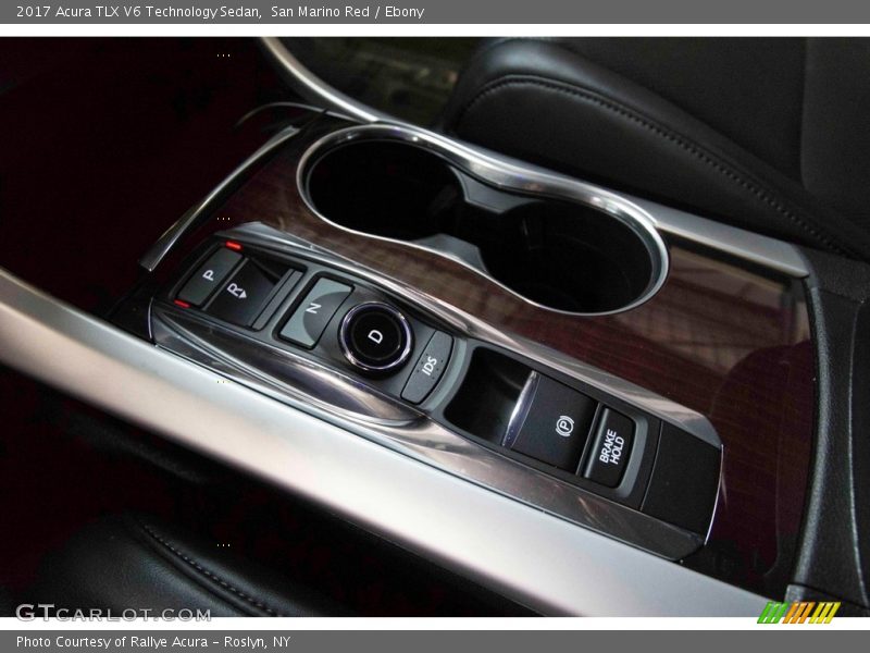 San Marino Red / Ebony 2017 Acura TLX V6 Technology Sedan
