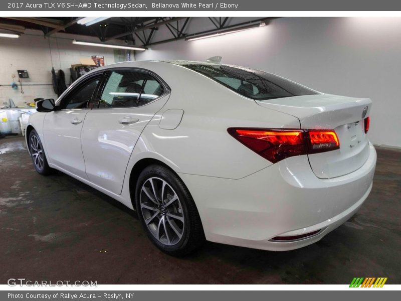 Bellanova White Pearl / Ebony 2017 Acura TLX V6 SH-AWD Technology Sedan