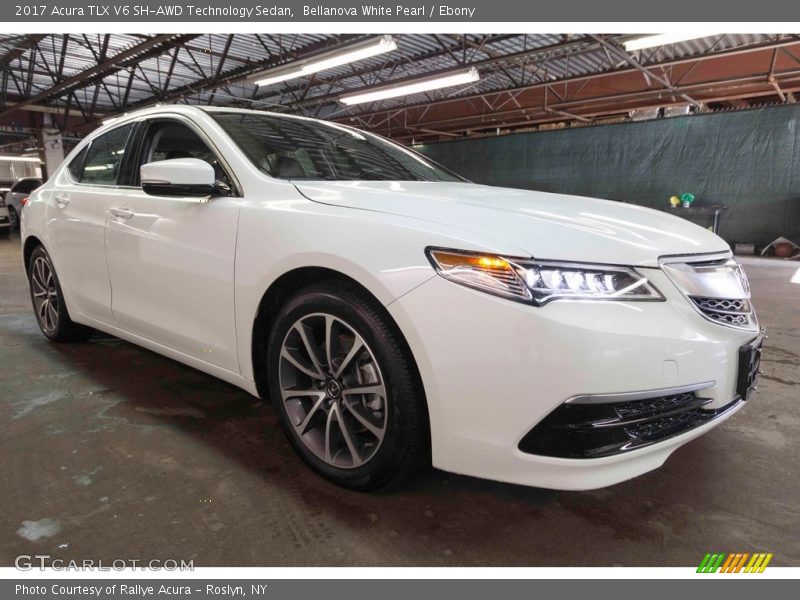 Bellanova White Pearl / Ebony 2017 Acura TLX V6 SH-AWD Technology Sedan