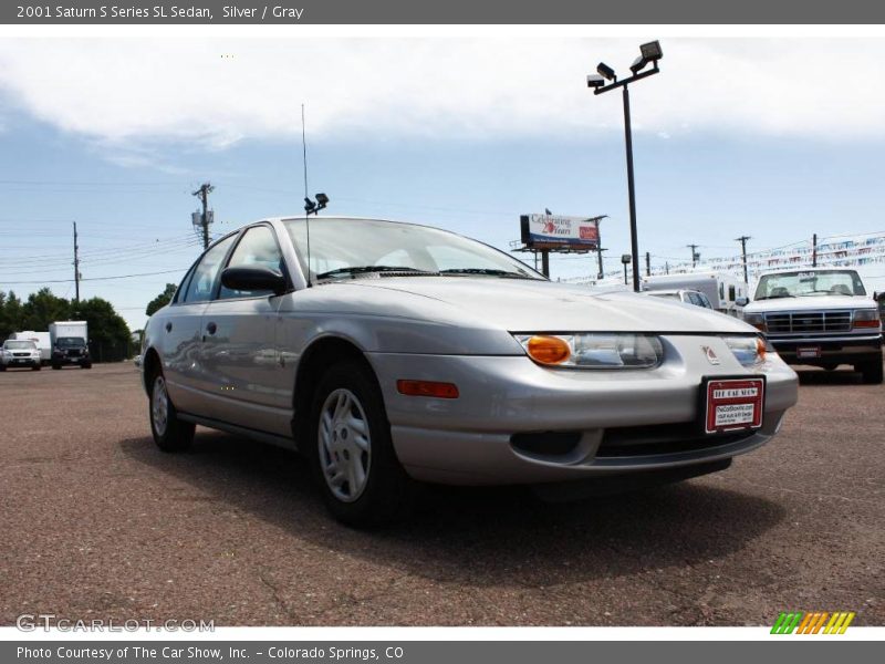 Silver / Gray 2001 Saturn S Series SL Sedan