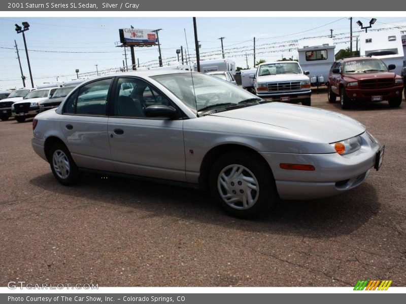 Silver / Gray 2001 Saturn S Series SL Sedan
