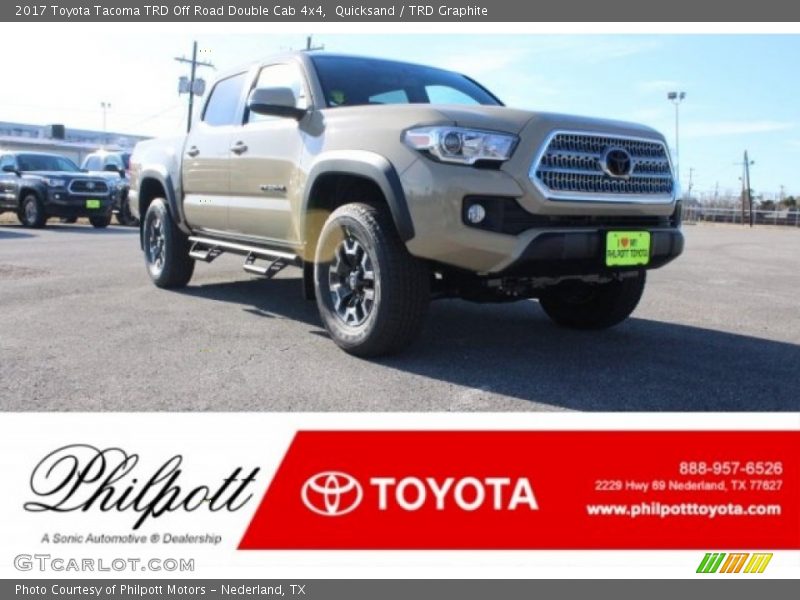 Quicksand / TRD Graphite 2017 Toyota Tacoma TRD Off Road Double Cab 4x4
